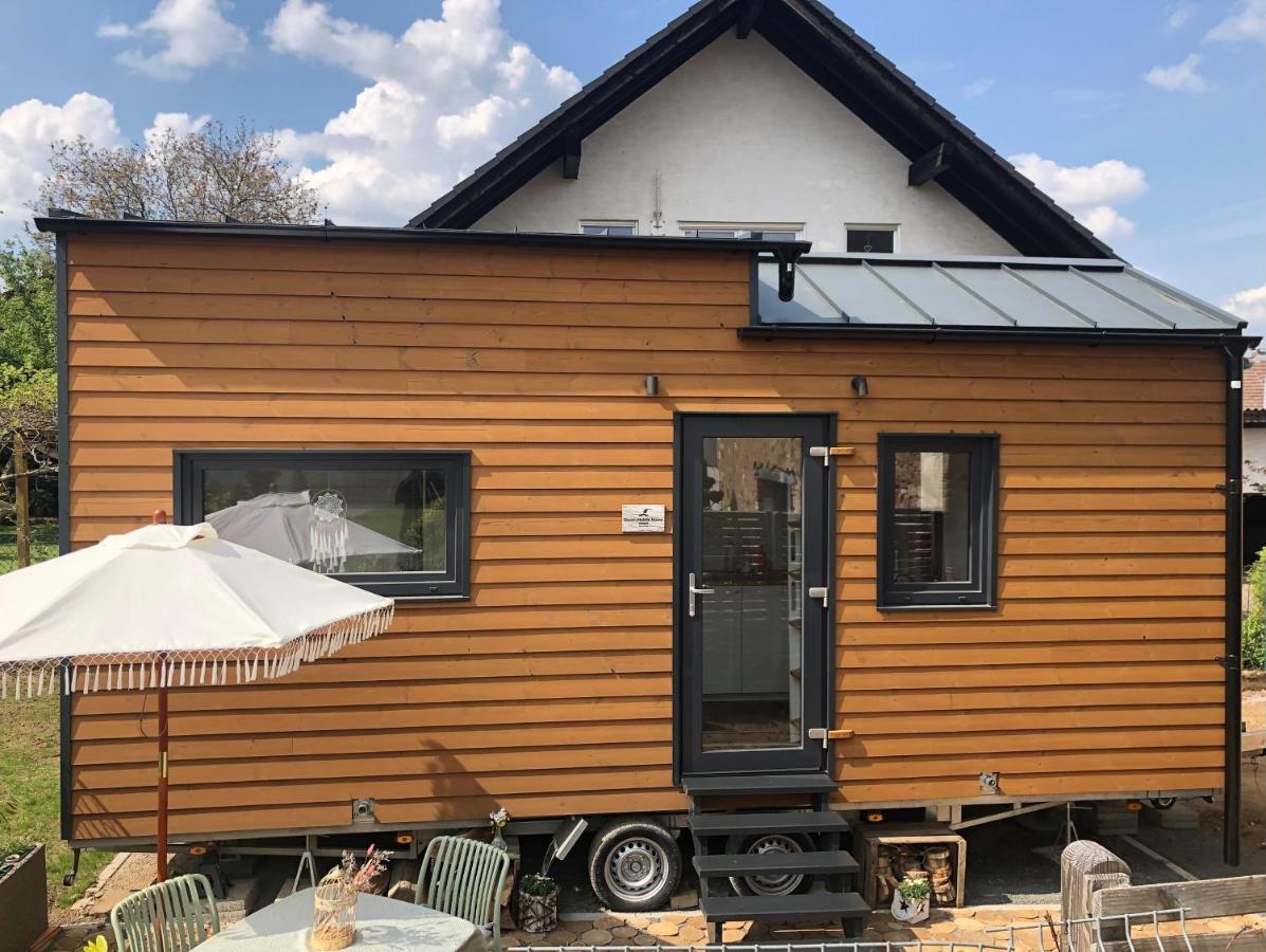 Tiny House Mit Saunafass Und Garten Apartment Brensbach Exterior photo