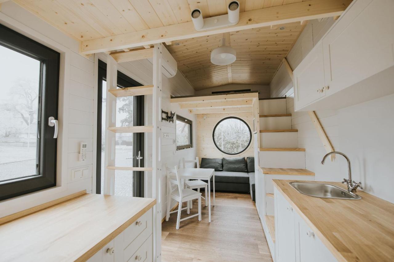 Tiny House Mit Saunafass Und Garten Apartment Brensbach Exterior photo